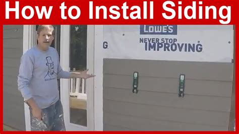 how to install box in exsisting metal lap siding siding|trulog lap siding installation video.